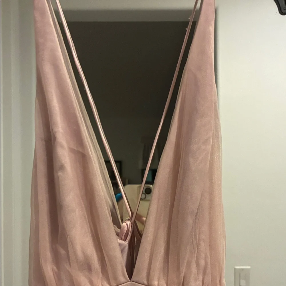 Hello Molly “Kiss the Girl” blush tulle midi - Picture 11 of 12